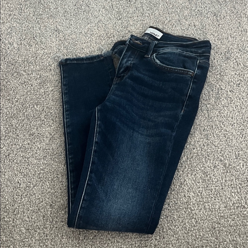 Vigoss Women's Skinny Jeans - Dark Blue
